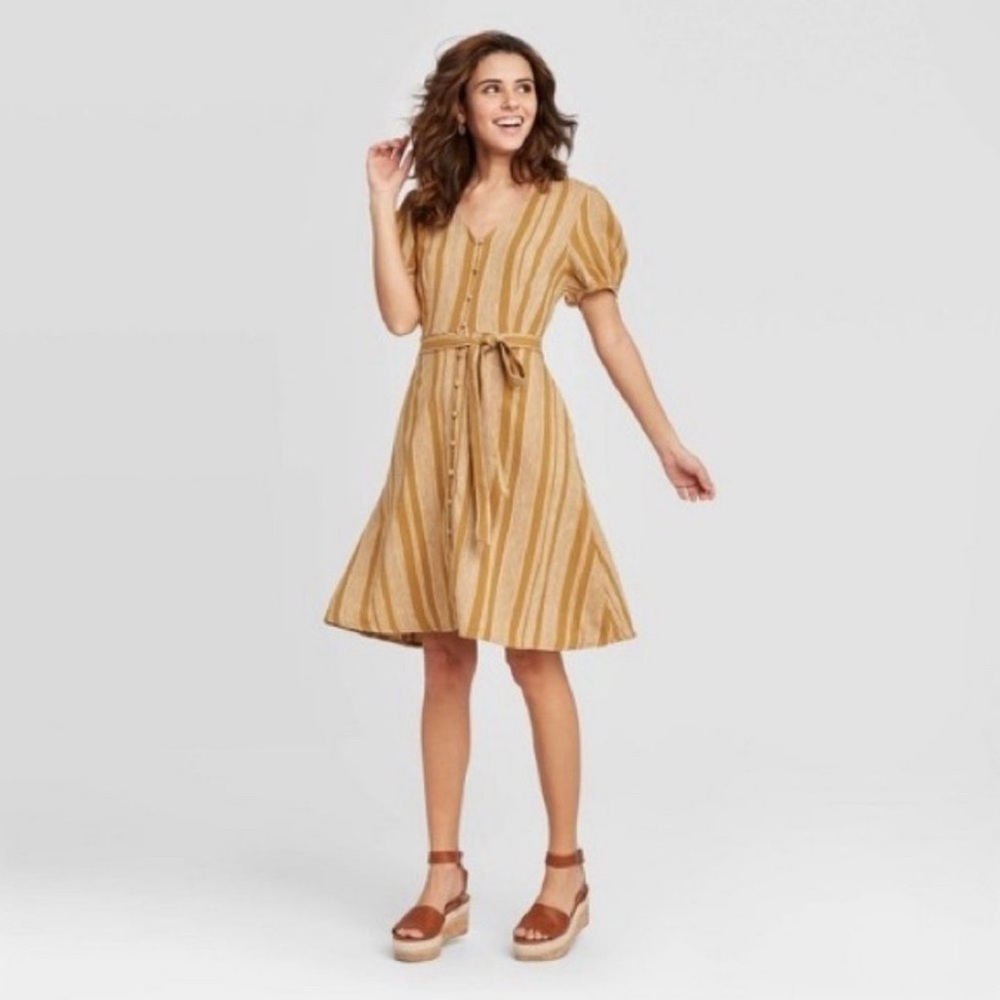 Universal Threads Linen button down dress
